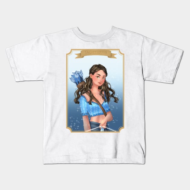 Sagittarius Kids T-Shirt by Lewe Obispo